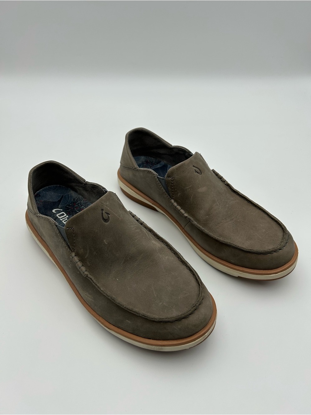 Olukai Kalia Waxed Nubuck Leather Slip On Shoe
Brown Grey
Coastal
Prep
8.5
$140